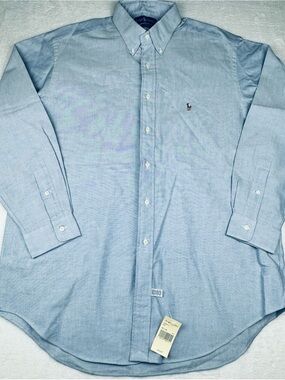 Polo Ralph Lauren NWT button down dress shirt. Men’s size 16.5 - 34. 100% cotton